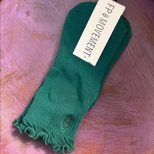 NWT Free People Hunter green Socks
